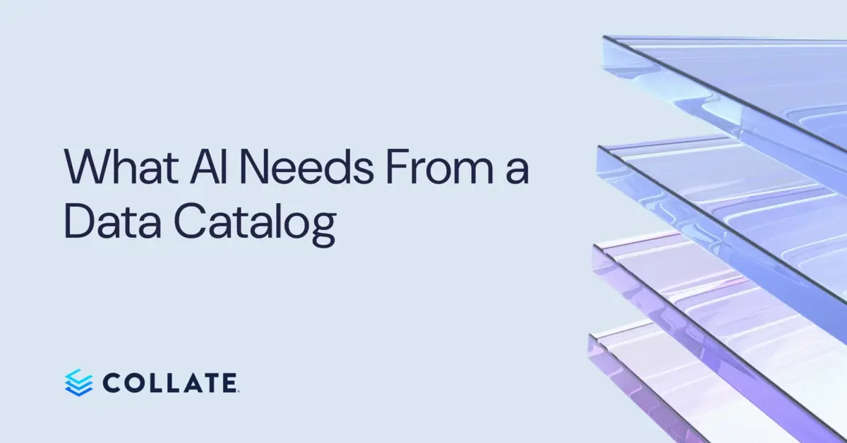 What does AI need from a data catalog?