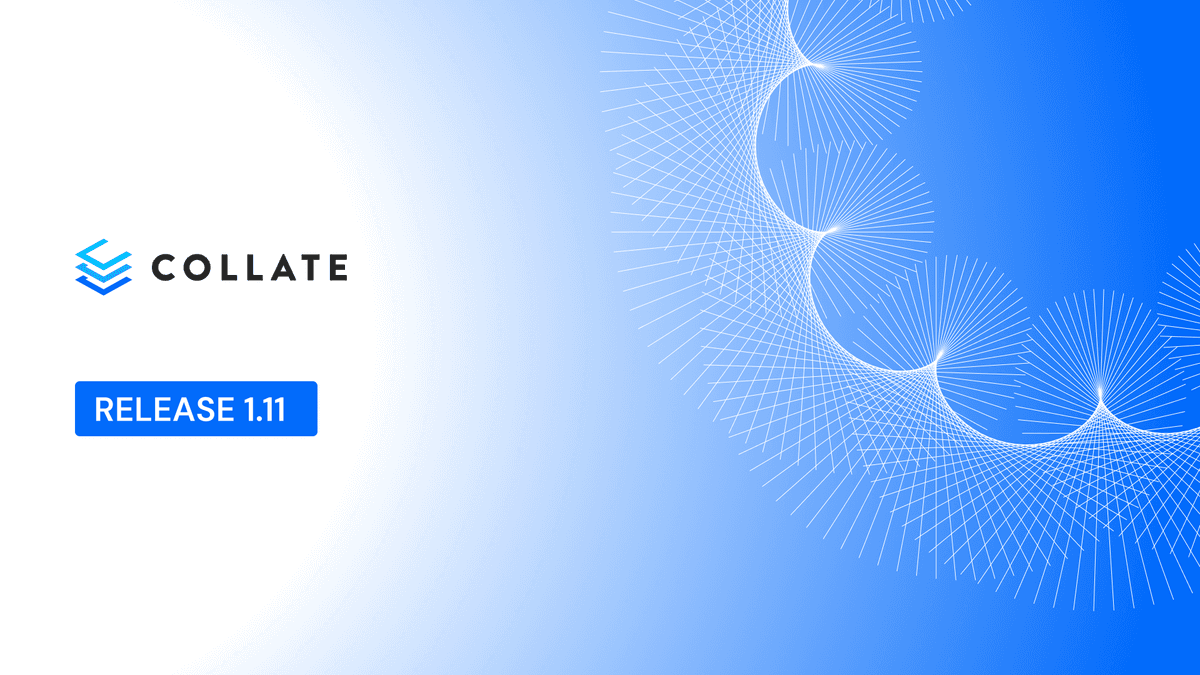 Collate Metadata Collate | Metadata Platform for Trusted Data & AI