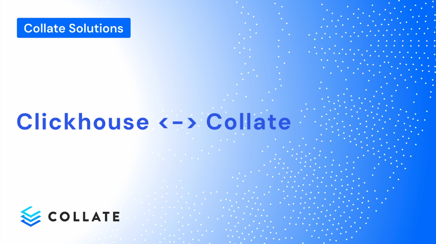 Integrating ClickHouse with Collate: A Technical Walkthrough