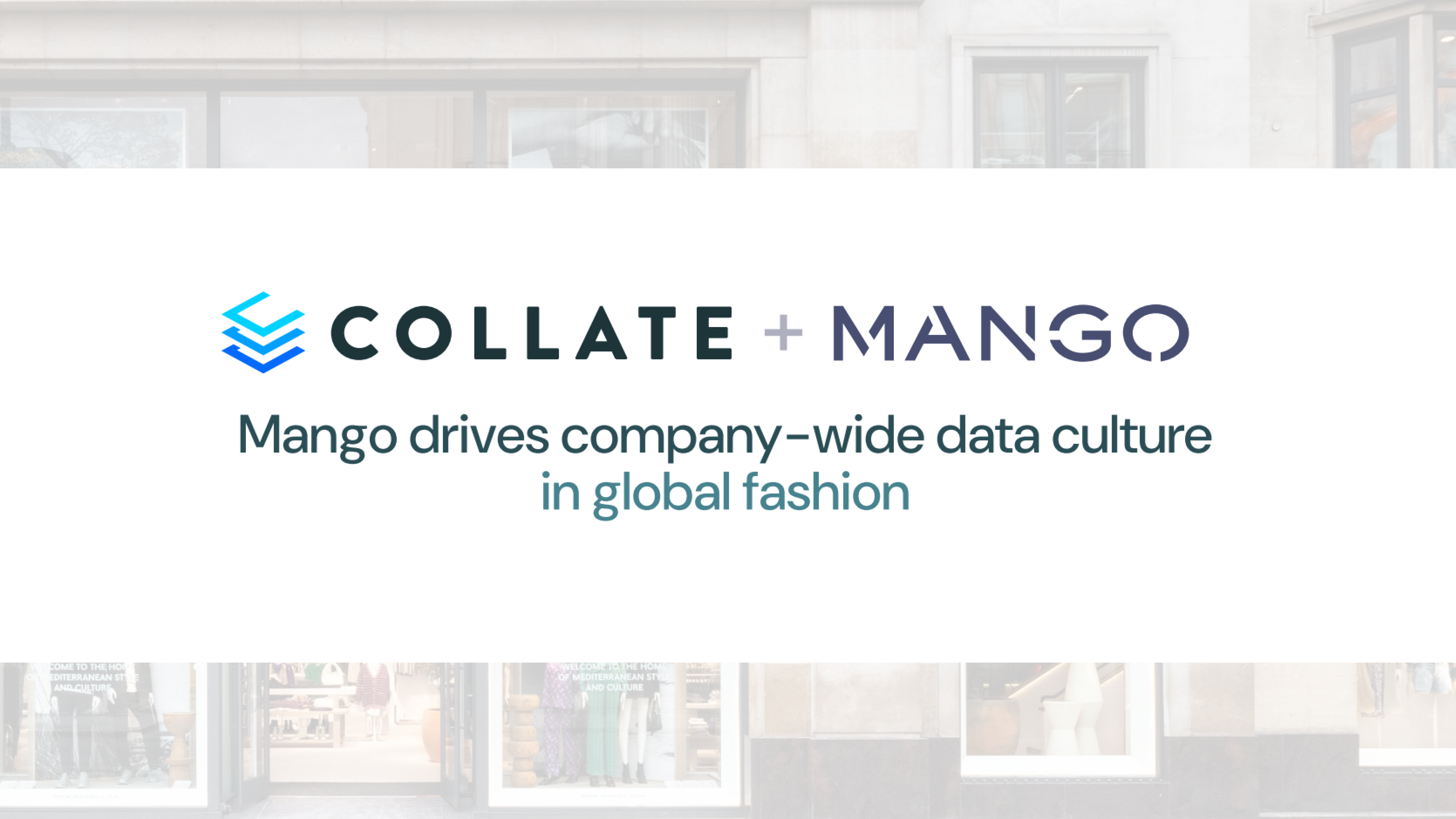 Mango's data transformation with Collate