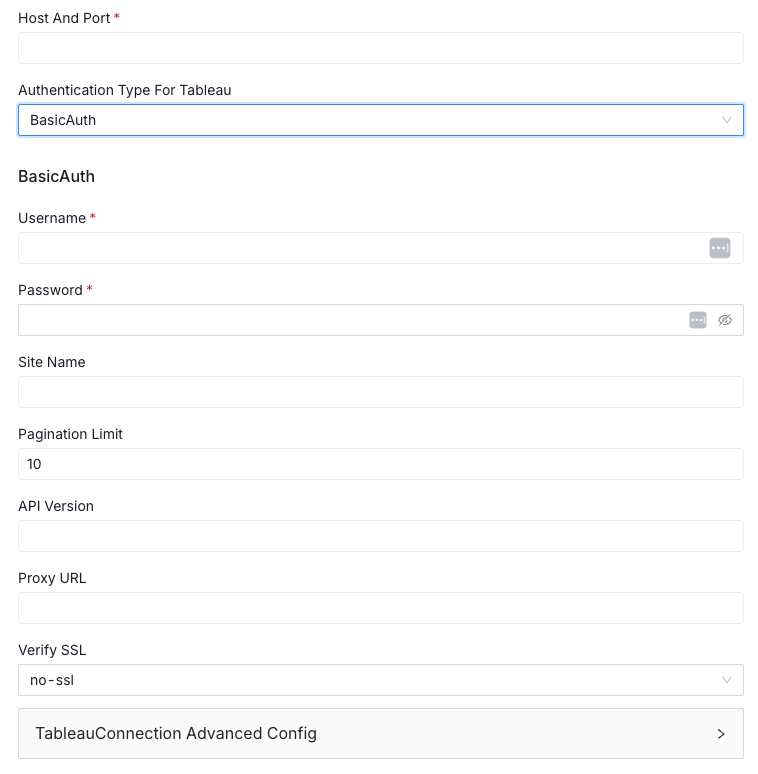 Connection Details